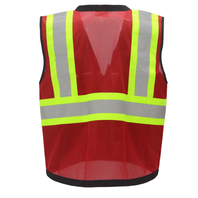SAFBX-A68-062 High-Visibility Safety Vest with Pockets