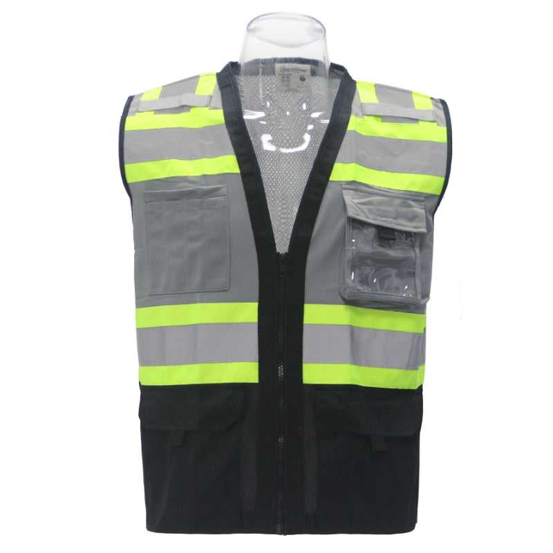 SAFBX-A68-062 High-Visibility Safety Vest with Pockets