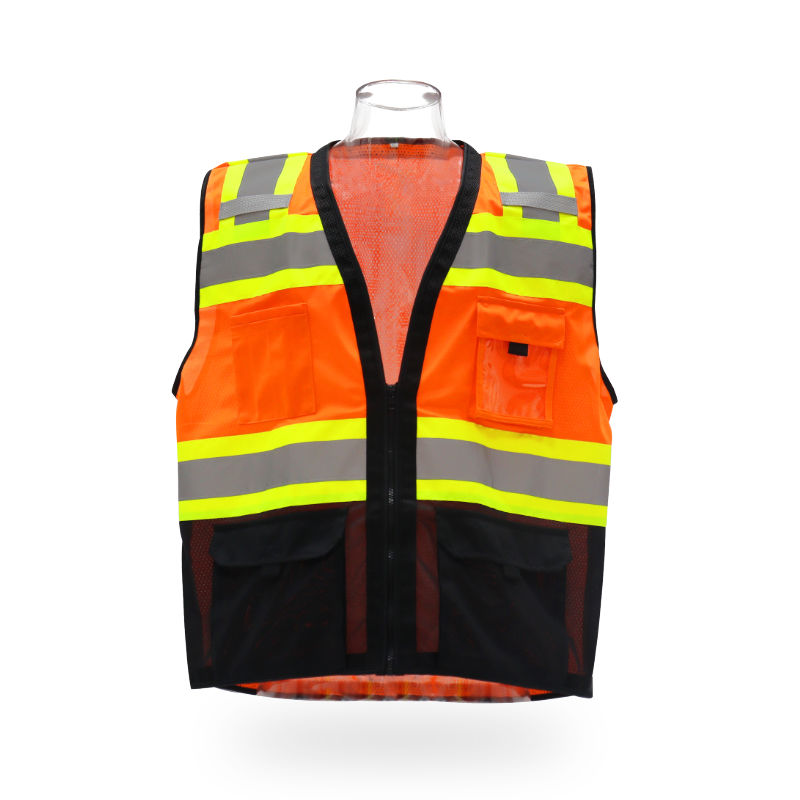 SAFBX-A68-062 High-Visibility Safety Vest with Pockets