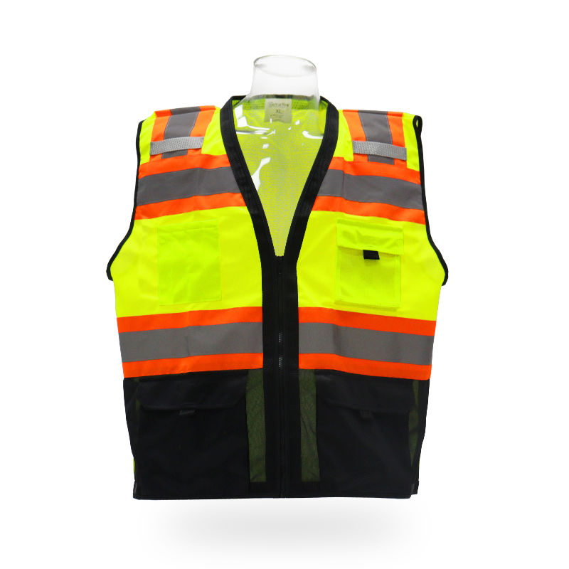 SAFBX-A68-062 High-Visibility Safety Vest with Pockets