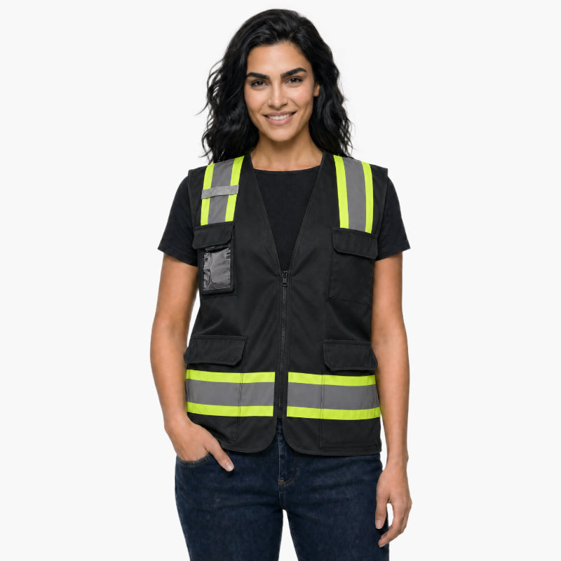 SAFBX-A6-061 High Visibility Safety Vest with Pockets