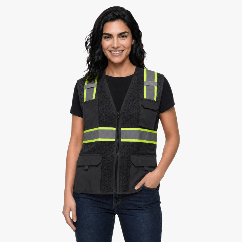 SAFBX-A3-064 Reflective Safety Vest with Multi-Pocket Design