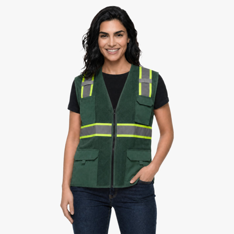 SAFBX-A3-064 Reflective Safety Vest with Multi-Pocket Design