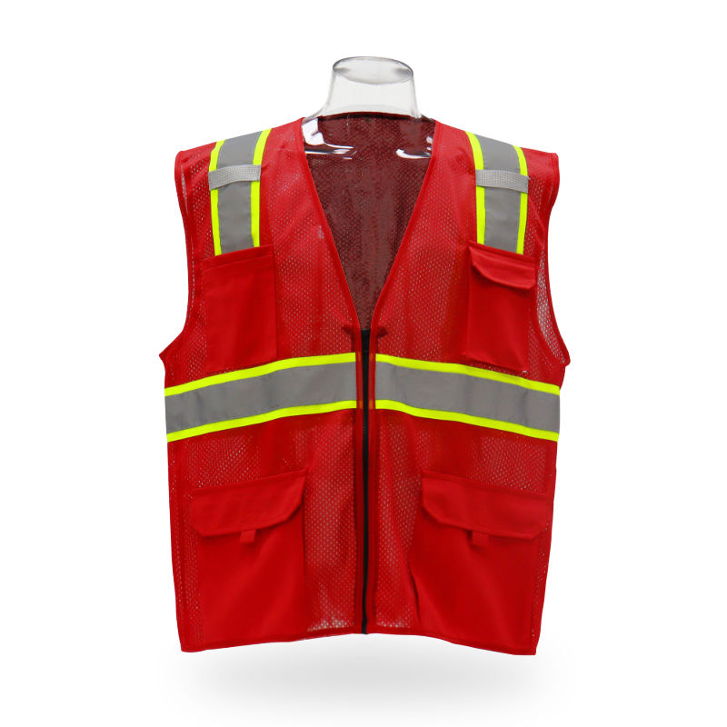 SAFBX-A3-064 Reflective Safety Vest with Multi-Pocket Design