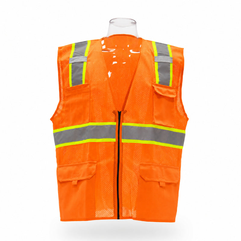SAFBX-A3-064 Reflective Safety Vest with Multi-Pocket Design