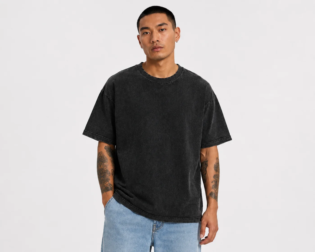 ZL200 Oversized Vintage Washed Tee
