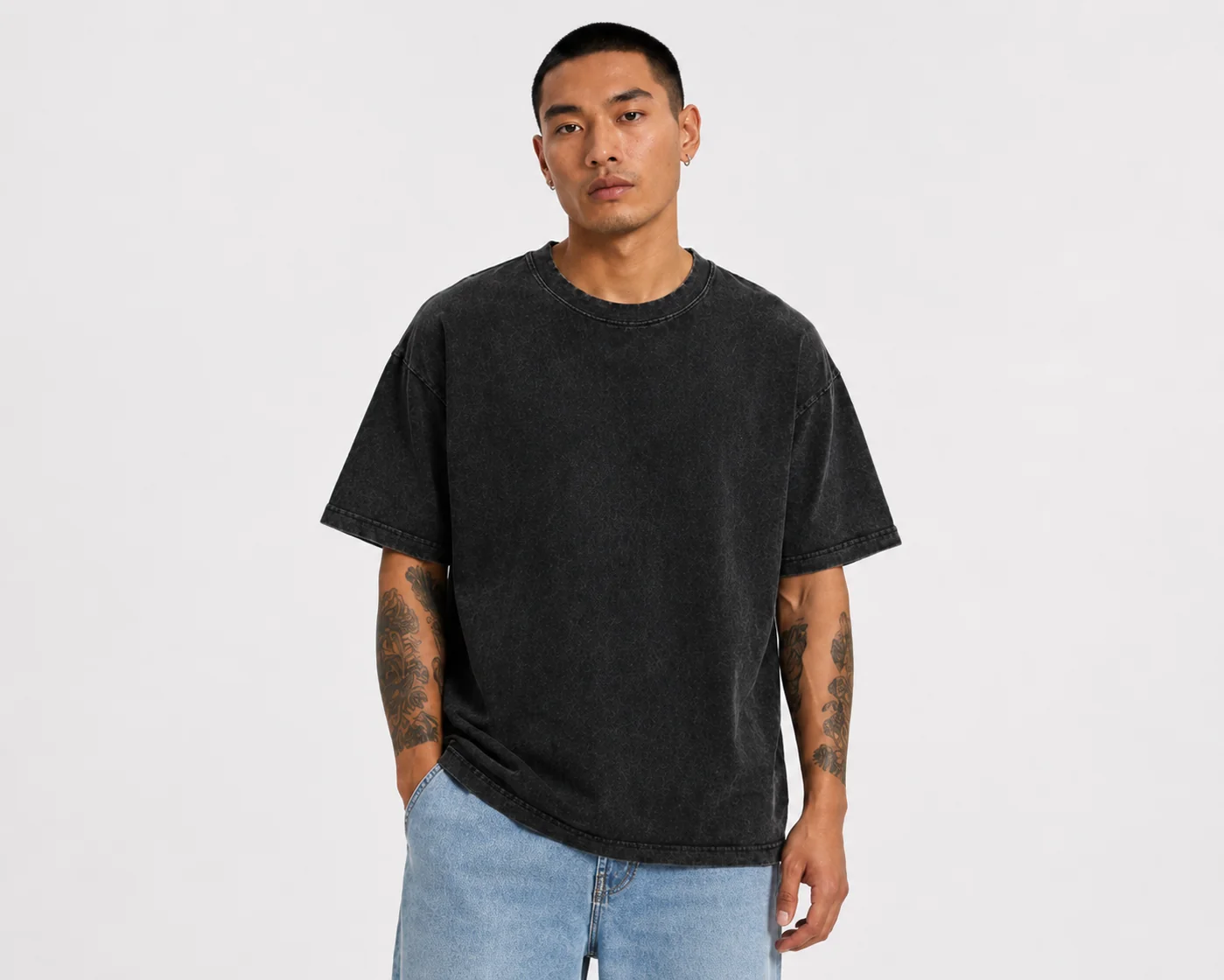 ZL200 Oversized Vintage Washed Tee