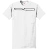 Authentic 100% Cotton T Shirt with Pocket Thumbnail